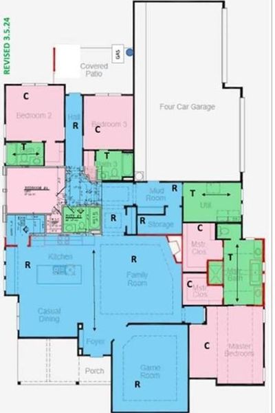 Floor plan diagram