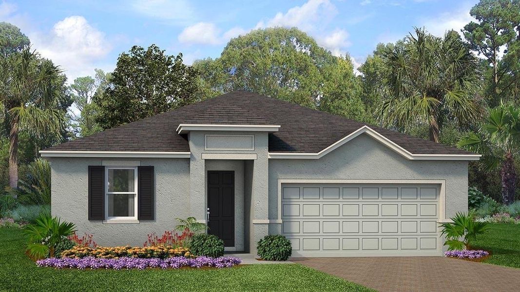 New construction Single-Family house 1225 Parnell Street, Haines City, FL 33844 Aspire- photo