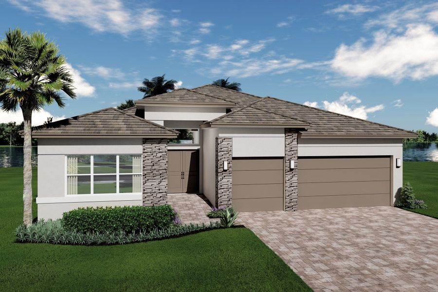 New construction Single-Family house Amethyst, 32212 Mahogany Valley Drive, Wesley Chapel, FL 33543 - photo