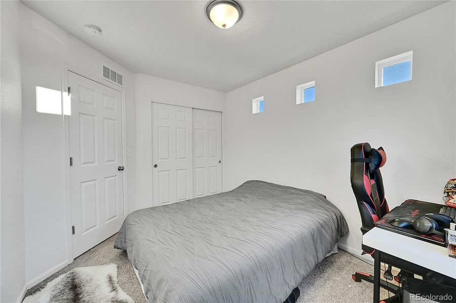 Enjoy the spacious closet and easy access to anywhere, including a bathroom.