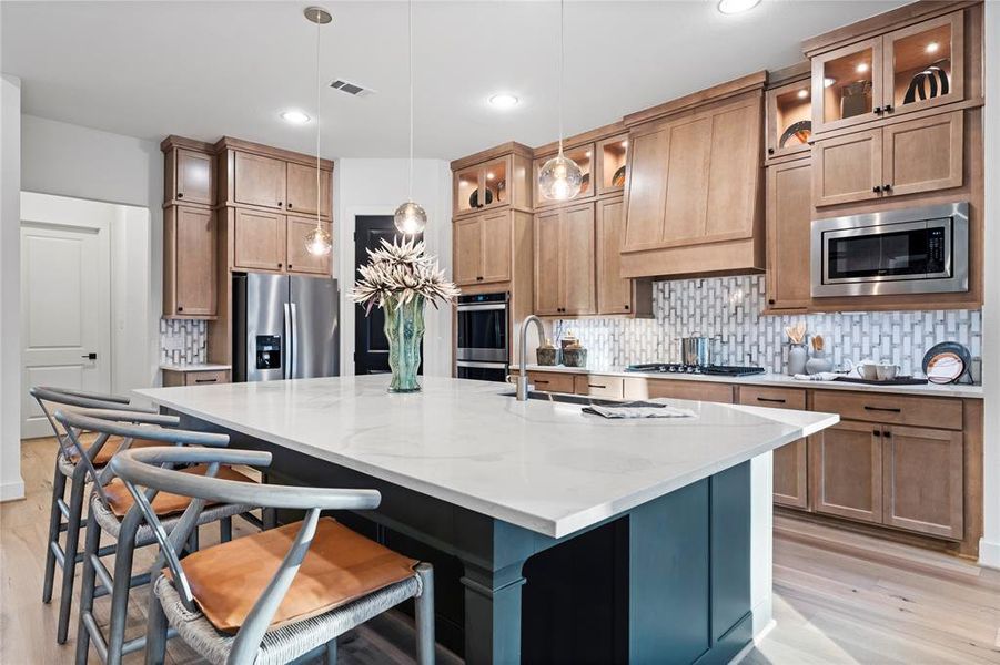 Great Storage with Cabinets to the Ceiling