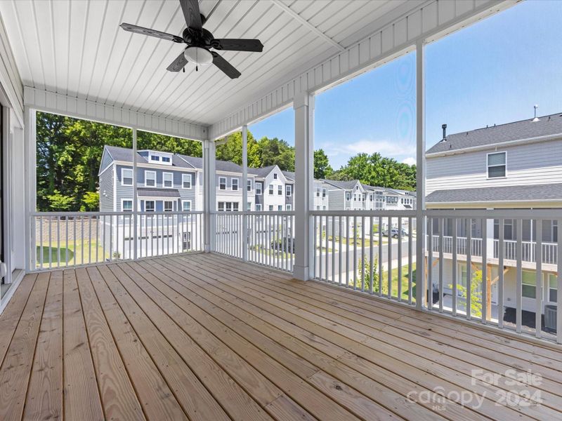 Screened porch