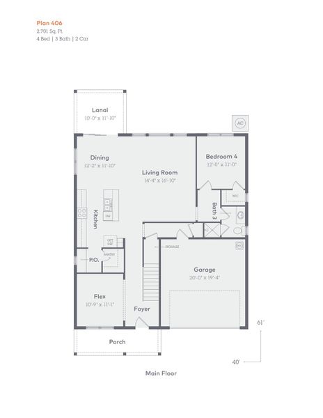 New construction Single-Family house Plan 406, 11112 Moonsail Drive, Parrish, FL 34219 - photo