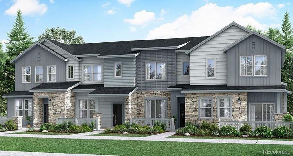 New construction Townhouse house 5536 Second Avenue, Timnath, CO 80547 Plan 307- photo