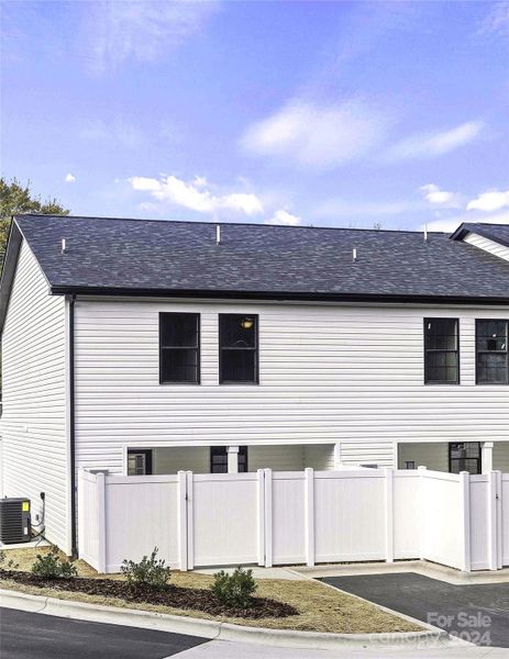 Six foot privacy fence on back of each Townhome.