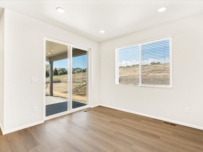 The Granby floorplan interior image taken at a Meritage Homes community in Northern, Colorado.