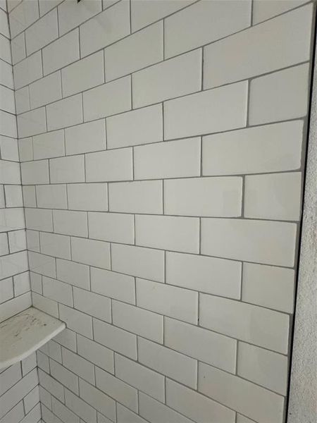 Bathroom tile work