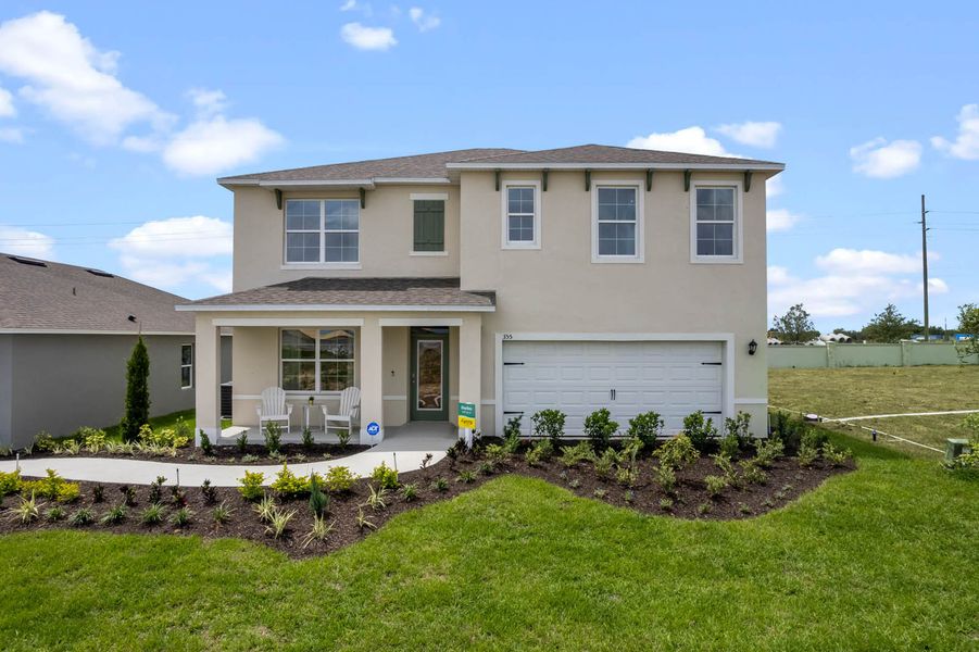 New construction Single-Family house Hayden, 351 Bottle Brush Drive, Haines City, FL 33844 - photo