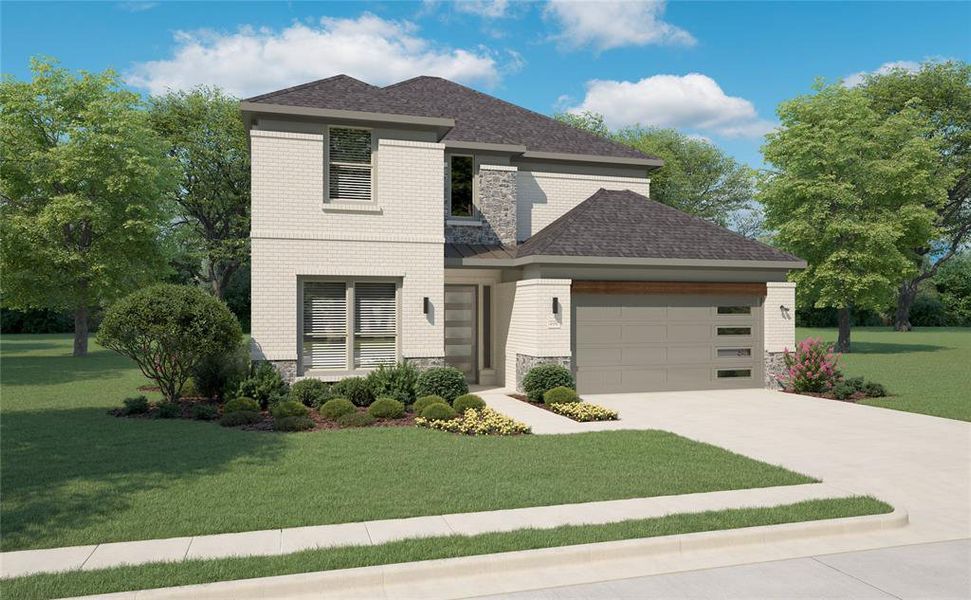 New construction Single-Family house 1513 Geranium Lane, Celina, TX 75009 Monet II- photo