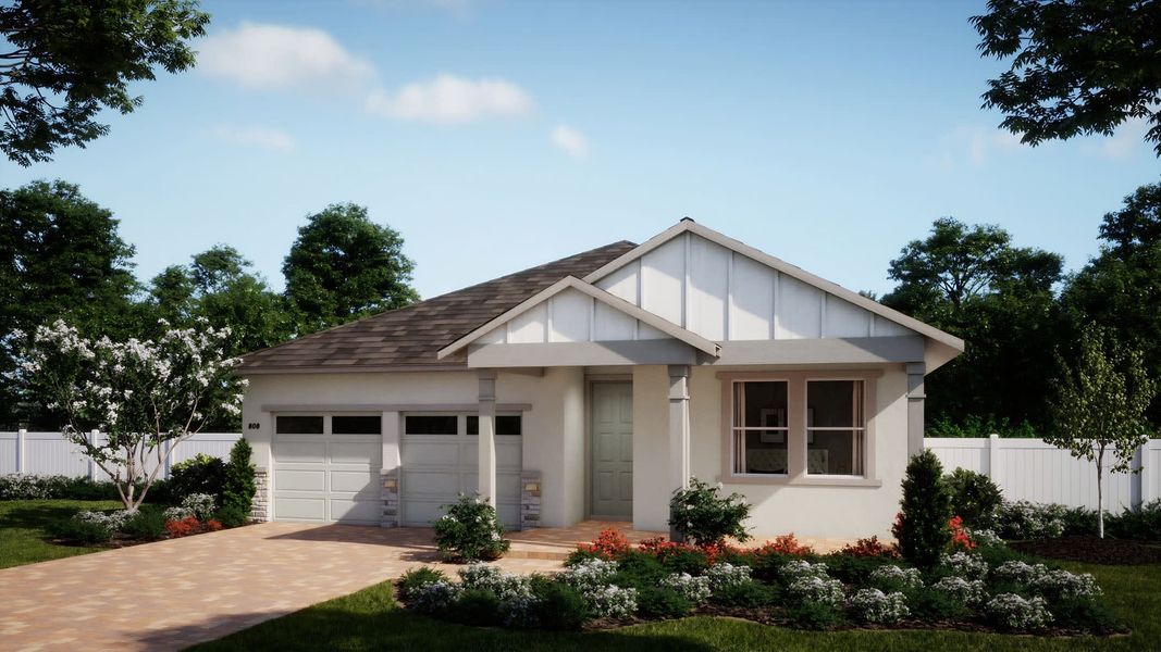 Willow Vernacular Elevation | Harrell Oaks in Orlando, FL by Landsea Homes