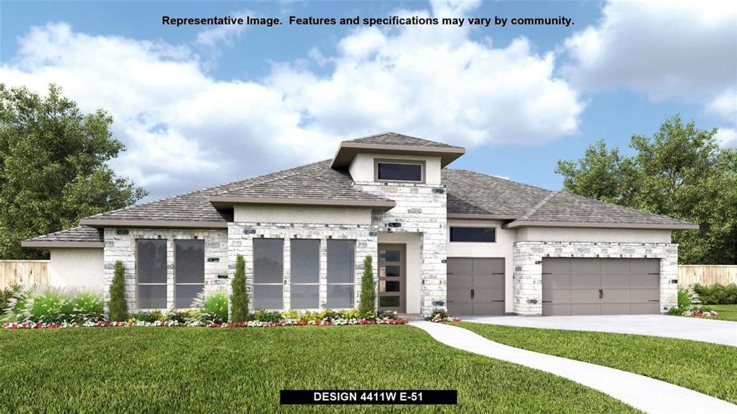 New construction Single-Family house 4411W, 5318 Lakeview Bend, Fulshear, TX 77441 - photo