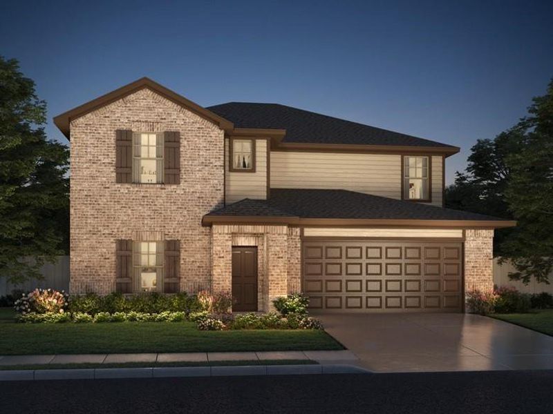 New construction Single-Family house 10452 Potawatomi Lane, Fort Worth, TX 76179 The Bexar- photo