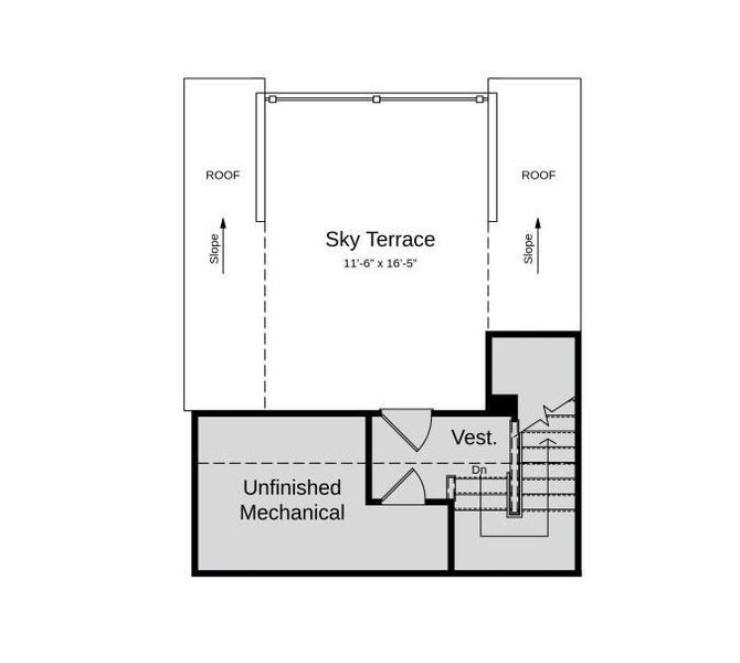 Structural options added include: Storage at 2nd floor, Full bath on first floor, Sky Terrace, Alternate Owners Bath layout with ledge