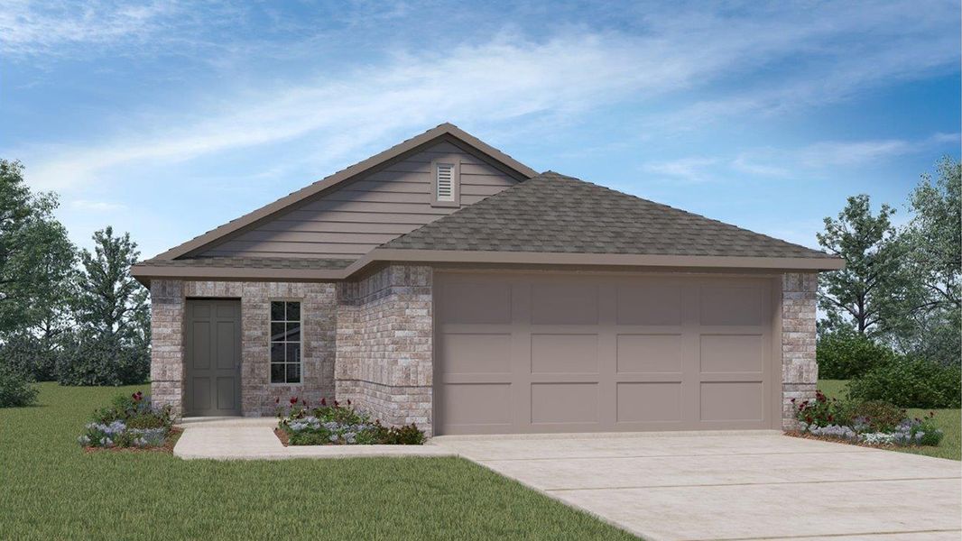 New construction Single-Family house The Amber, 4114 Bay Leaf Loop, Von Ormy, TX 78073 - photo