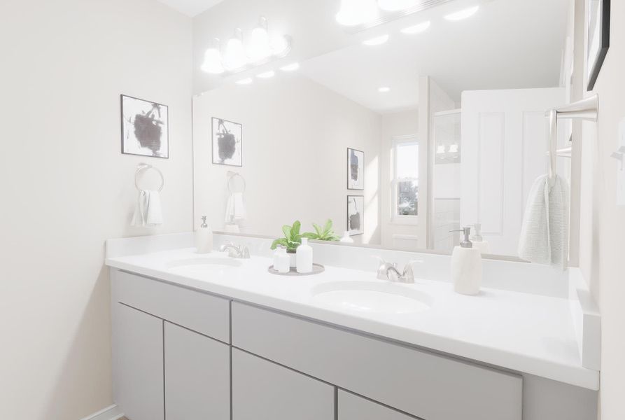 Owner's Bath - Acadia - Pintail Commons at Johnstown Village by Landsea Homes