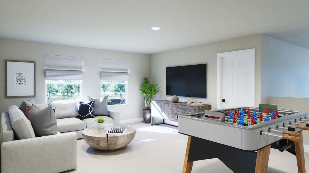 Game Room | Alexandria II | St. Johns Preserve | New homes in Palm Bay, Florida | Landsea Homes