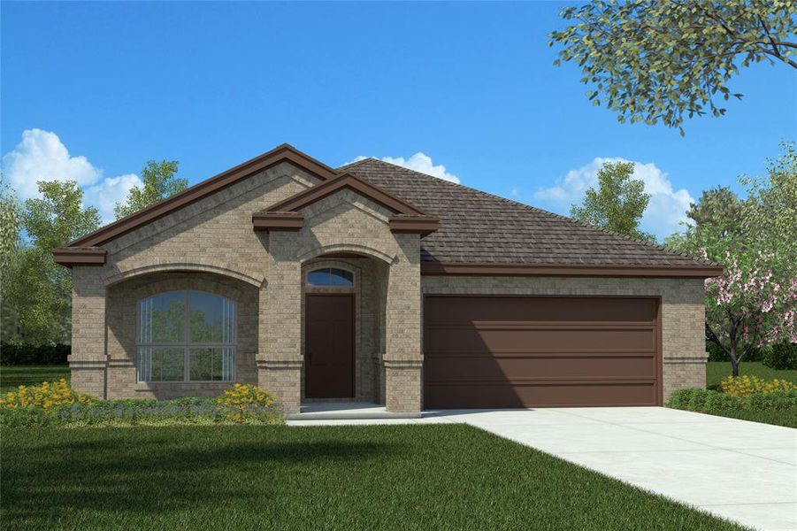 New construction Single-Family house 218 Lunayena Road, Rhome, TX 76078 LOS ALAMOS- photo