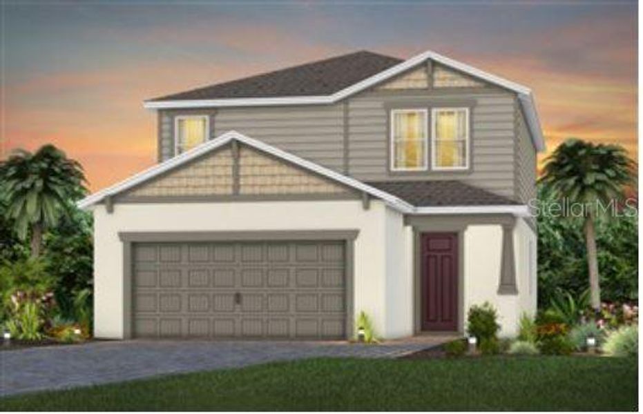 New construction Single-Family house 17707 Saw Palmetto Avenue, Clermont, FL 34714 Morris- photo