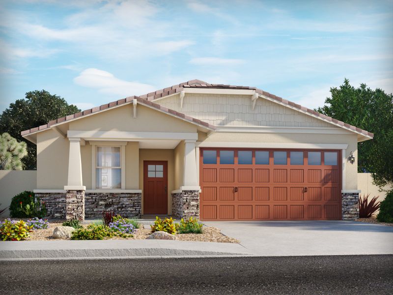 New construction Single-Family house 1961 S 242Nd Avenue, Buckeye, AZ 85326 Mason- photo