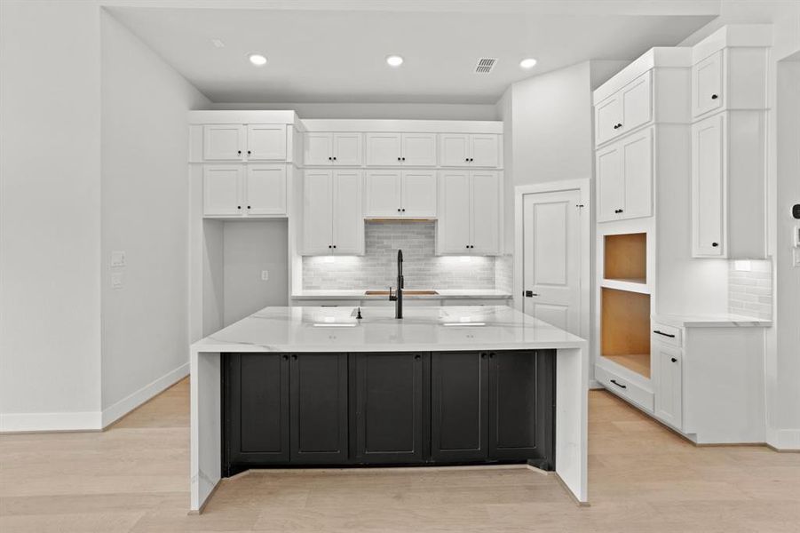 Open Concept Kitchen With Tons of Cabinets