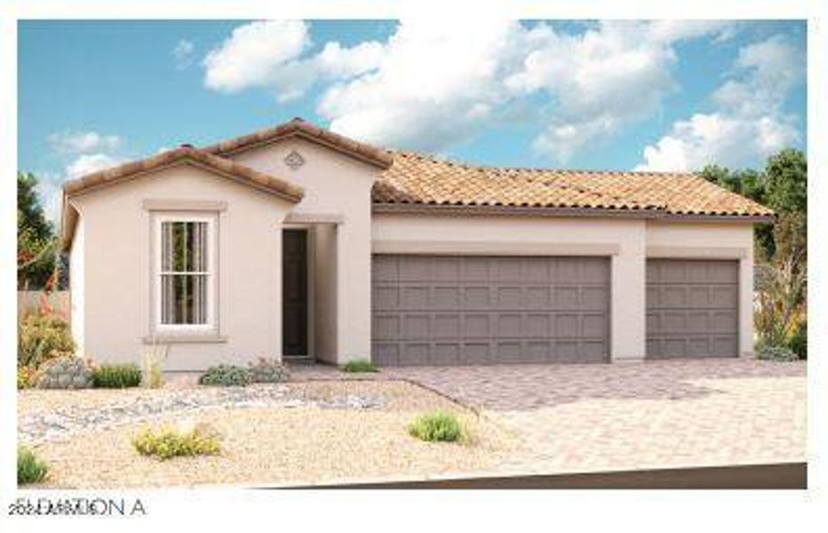 New construction Single-Family house 17798 W Running Deer Trail, Surprise, AZ 85387 Sapphire- photo