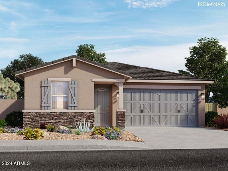 New construction Single-Family house 25528 N 160 Lane, Surprise, AZ 85387 Jubilee- photo