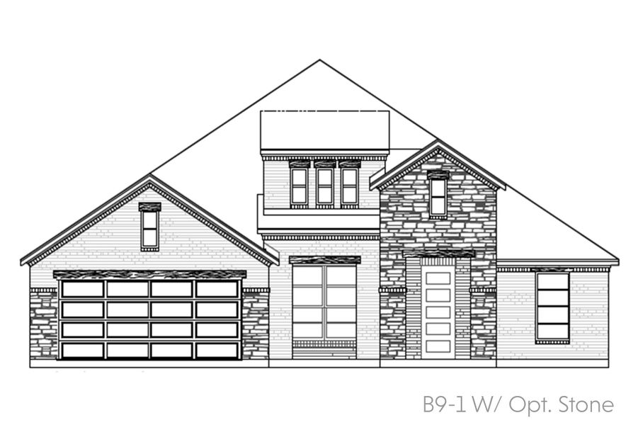 Richmond B9-1 W/Stone Opt. - Front Entry