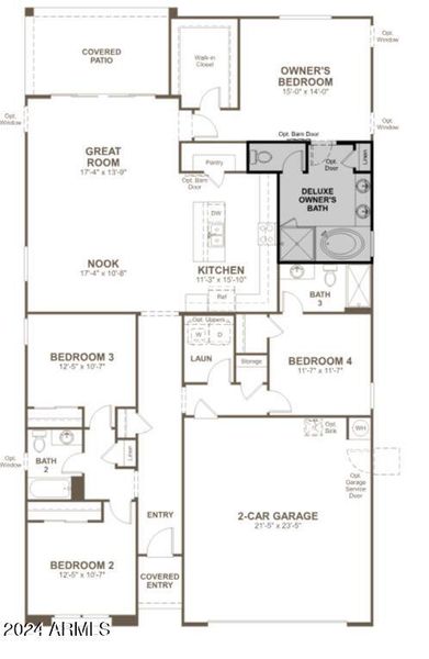 Lot 87 EDO II Slate DLX Master Bath