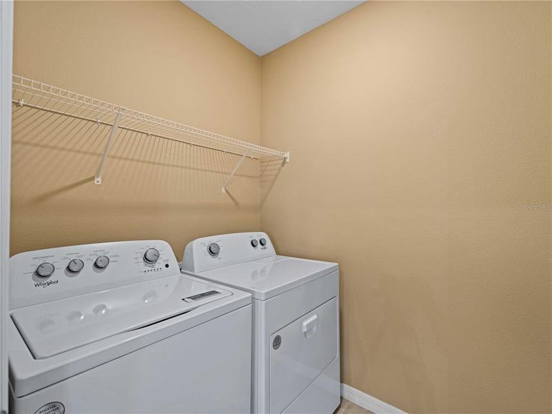 Spacious laundry room!