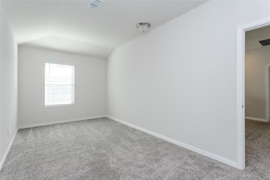 Bonus room upstairs can be used as extra office or game room.