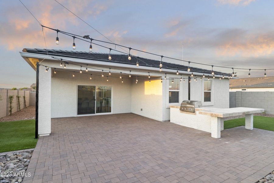 Carefree Model - Covered Patio and Back