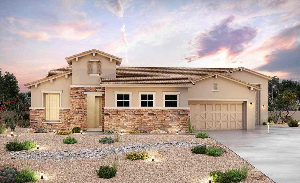 New construction Single-Family house Palazzo Series - Almeria, 19910 W. Mulberry Drive, Buckeye, AZ 85326 - photo