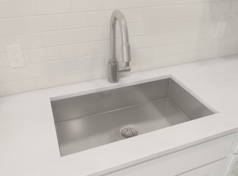 Stainless steel undermount sink