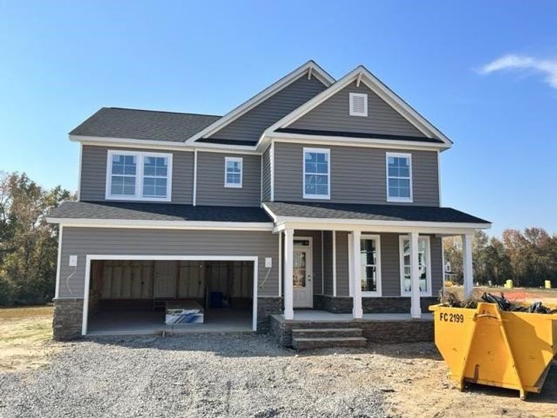 New construction Single-Family house 44 Willow Creek Place, Fuquay Varina, NC 27526 The Apex- photo