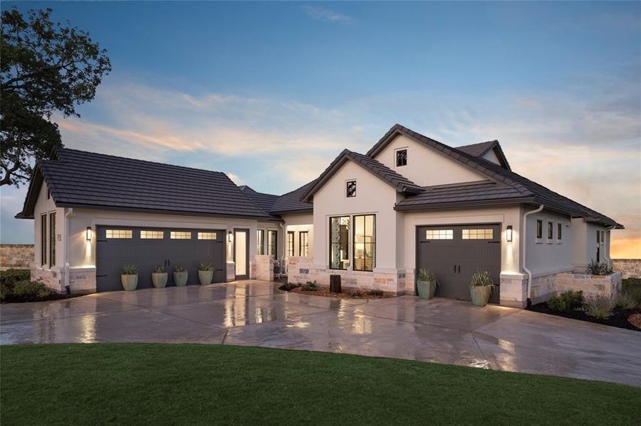 New construction Single-Family house 132 La Ventana Drive, Liberty Hill, TX 78642 Riviera- photo