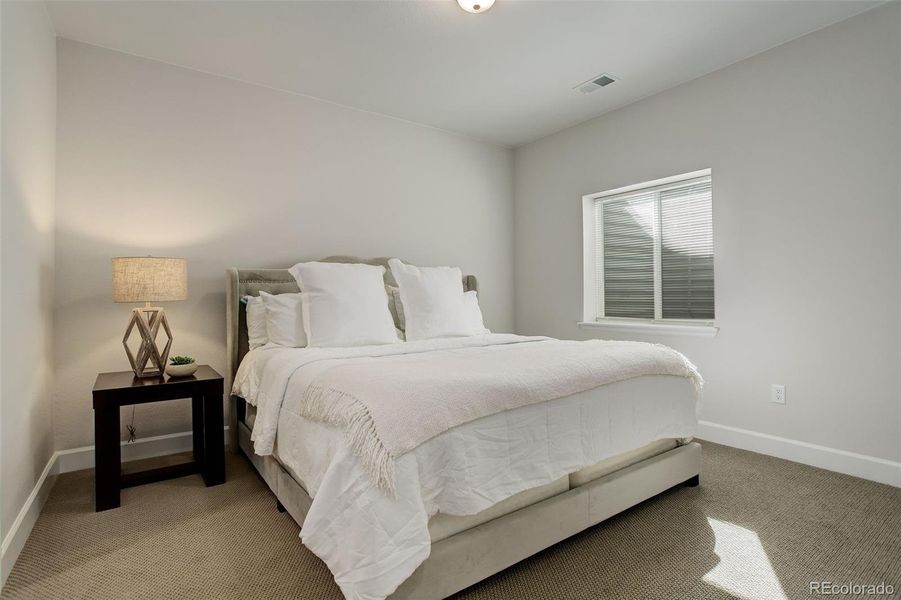 Basement bedroom