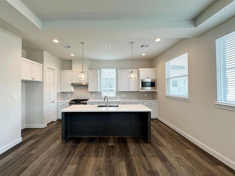 2nd Floor - Kitchen open to Dining/Living Room.