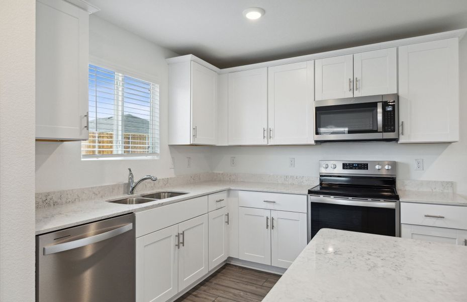 Kitchen with Abundant Cabinet Space