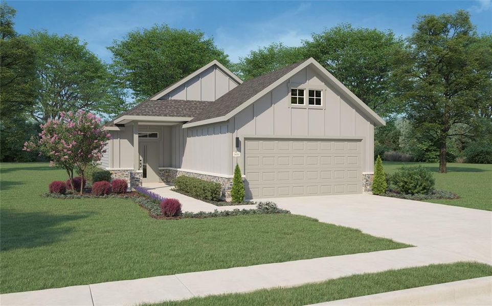 New construction Single-Family house 170 Coppers Way, Elgin, TX 78621 Ash- photo