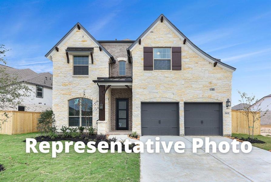 New construction Single-Family house 13701 Seneca Lake Drive, Texas City, TX 77568 The Albany- photo