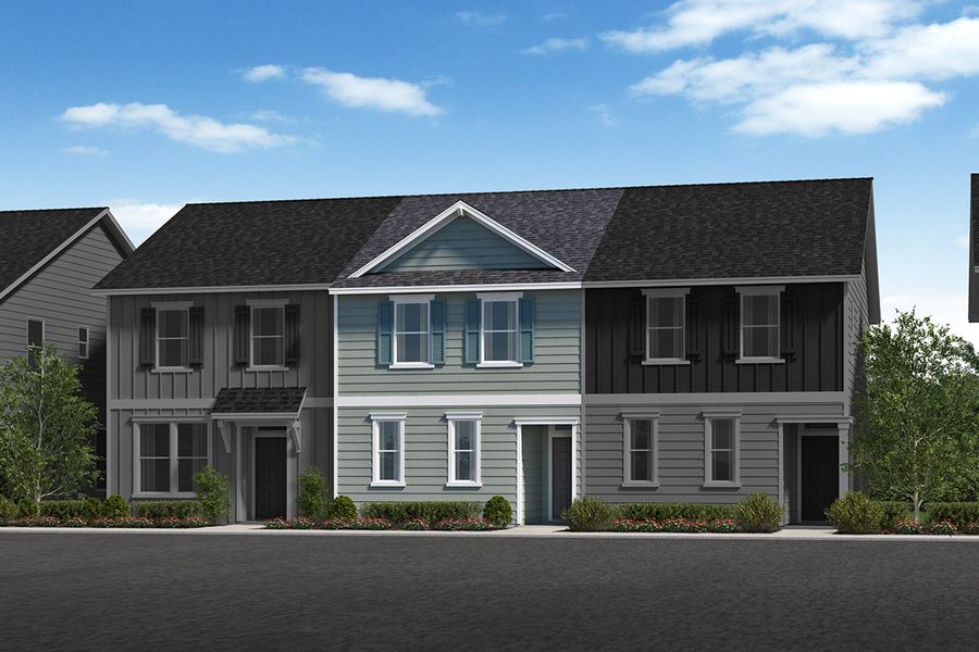 New construction Townhouse house Plan 1466, 585 Hacksaw Trail, Raleigh, NC 27610 - photo