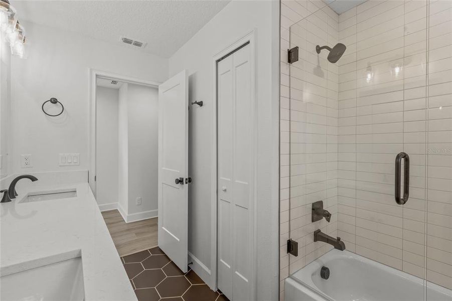 Second Floor Bathroom with 2 Vanities