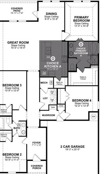 Beazer Homes Wildcat Ranch Teton plan