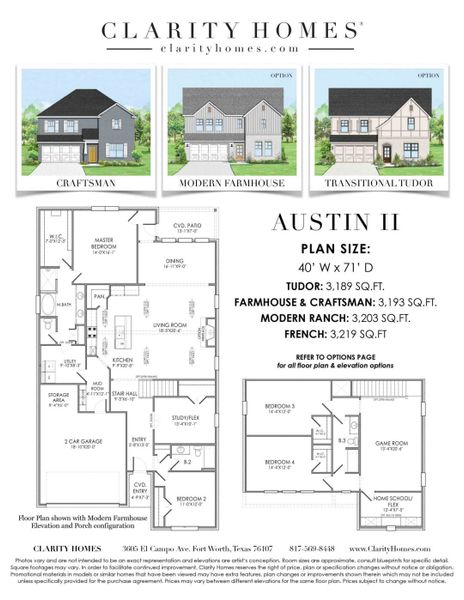 New construction Single-Family house Austin II, 101 Observation Drive W, Aledo, TX 76008 - photo