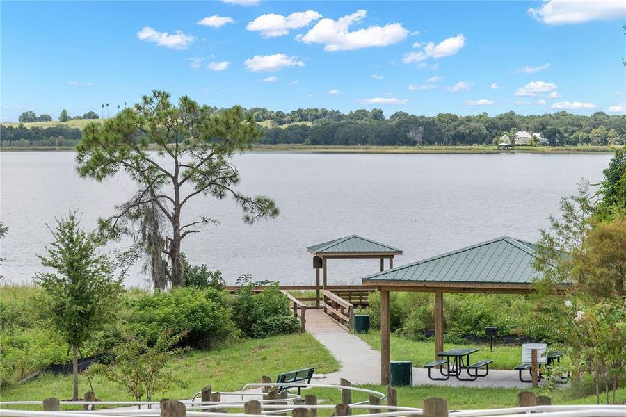 Community Dock and picnic area