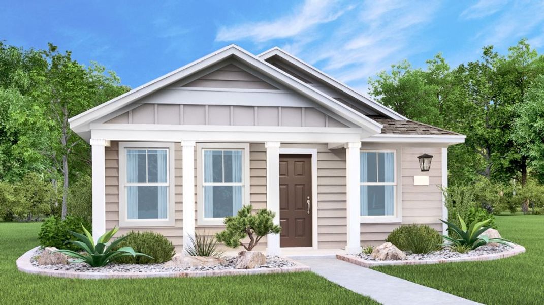 New construction Single-Family house 134 Avre Loop, San Marcos, TX 78656 Weyburn- photo