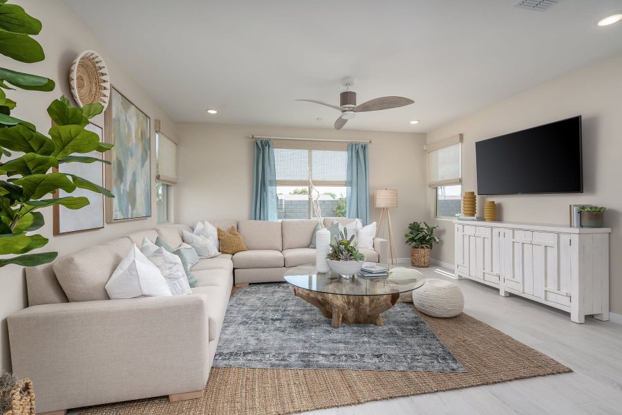 Great Room | Christopher | Marlowe | New Homes in Glendale, AZ | Landsea Homes