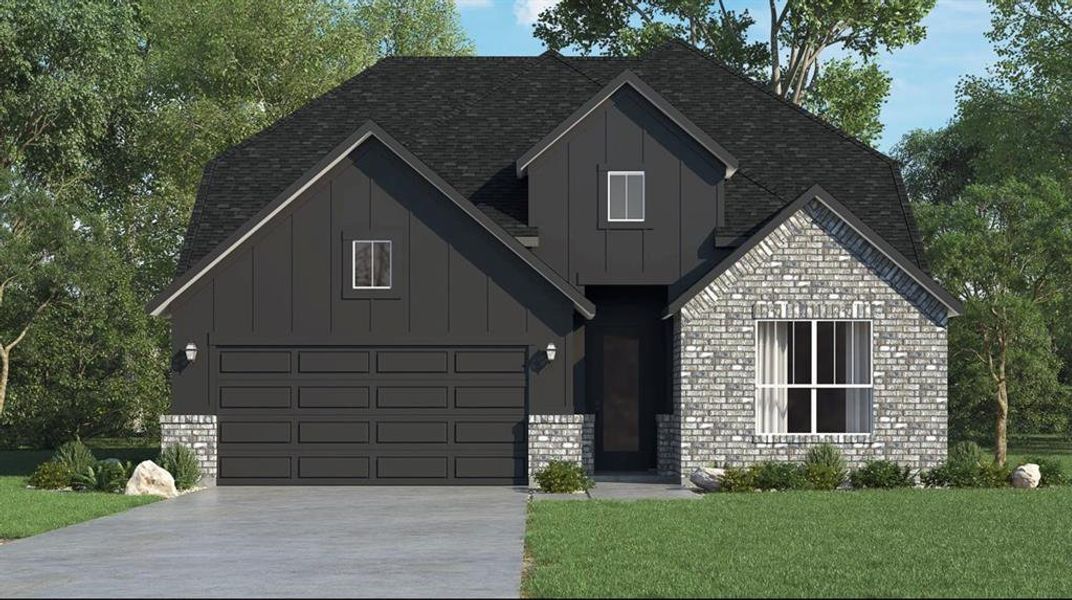 New construction Single-Family house 2021 Redemption Drive, Weatherford, TX 76088 The Trinity- photo