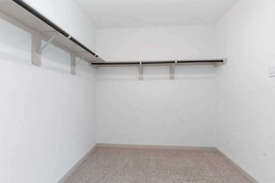 You will enjoy the Large Walk in Closet for all your Storage needs, and this is only half of it! Make that call and let us show you the other half! **Representative Photo of Plan only and may vary as built**