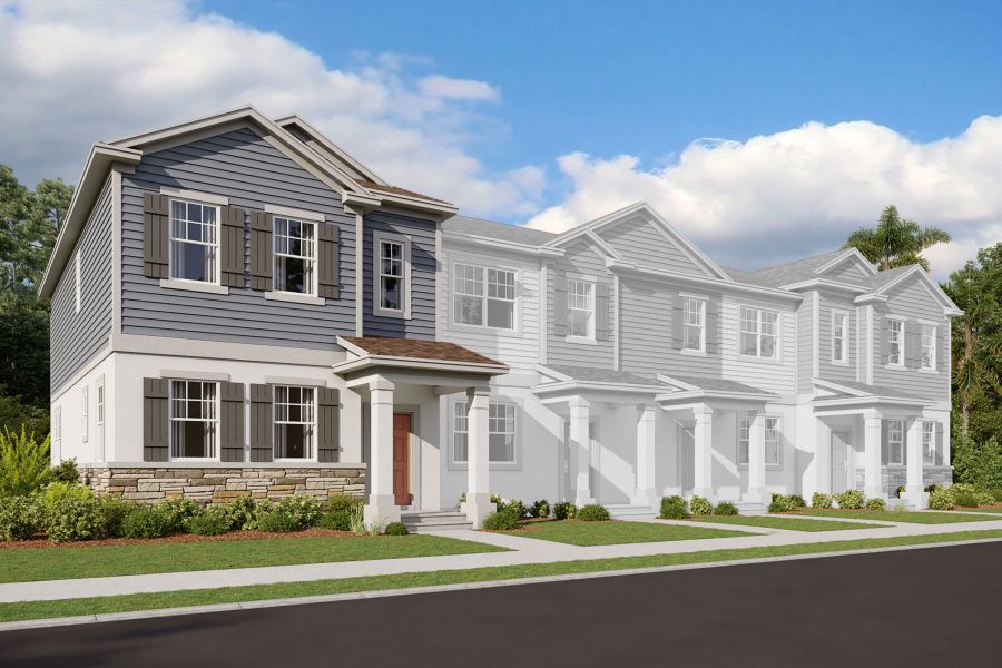 New construction Townhouse house Windham II - Townhome Series, 15883 Tollington Alley, Winter Garden, FL 34787 - photo